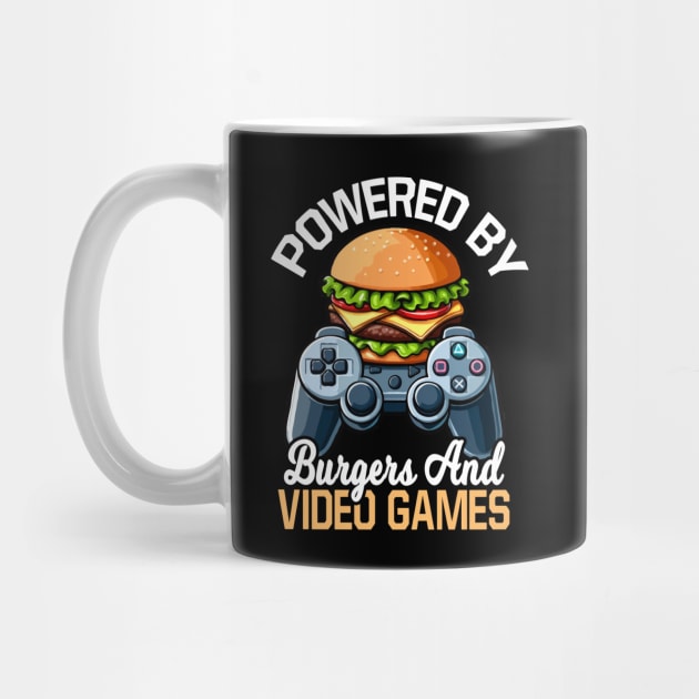 Powered By Burgers And Video Games by MoDesigns22 
